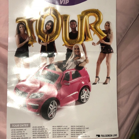 Other Tana Mongeau Signed Tour Poster Poshmark Other Tana Mongeau Signed Tour Poster Poshmark